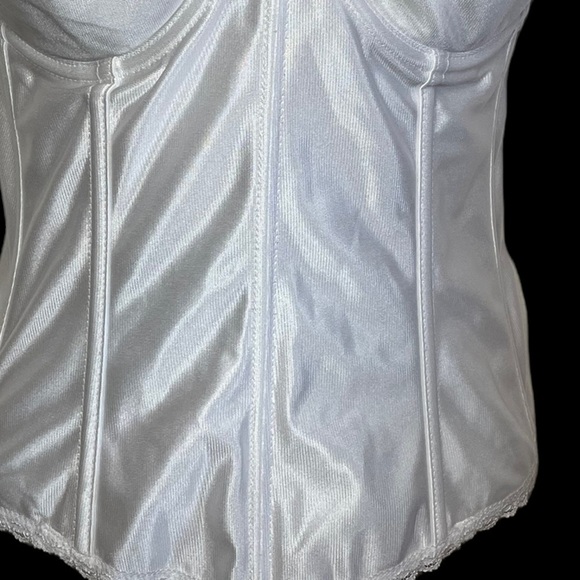 Under cover womens white Strapless Overbust Boned Corset Bustier - Picture 6 of 12